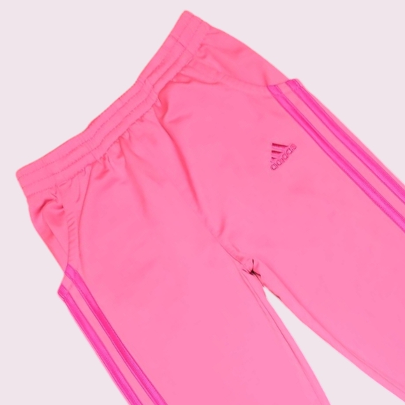 Adidas Kids Pink Track Pants Size 6X - Picture 2 of 6